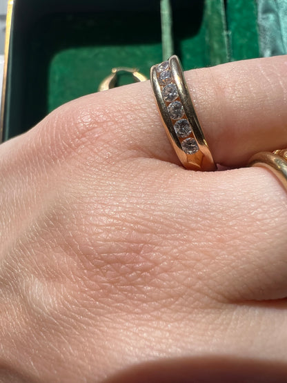 Vintage Diamond Eternity Band