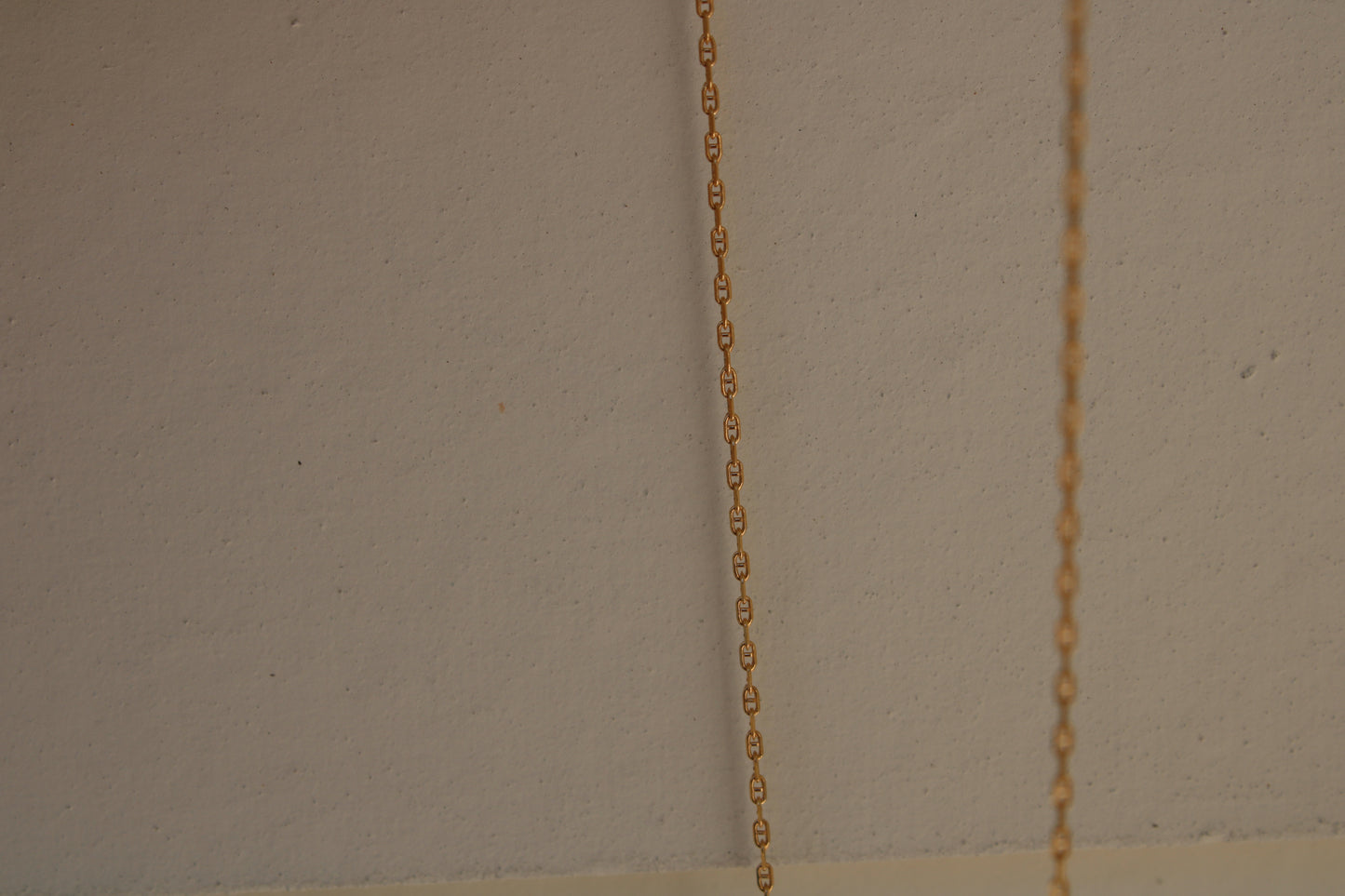 Solid 14k Yellow Gold Mariner Anchor Chain