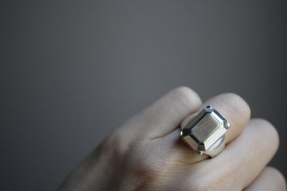 Emerald Cut Cocktail Ring