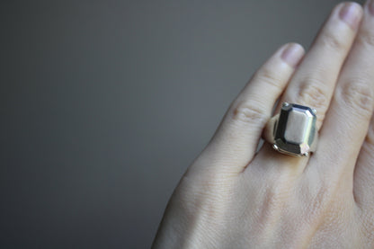 Emerald Cut Cocktail Ring