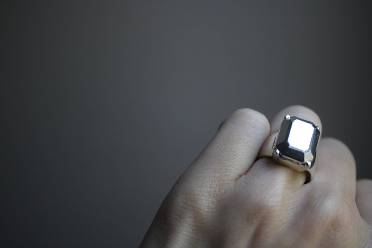 Emerald Cut Cocktail Ring