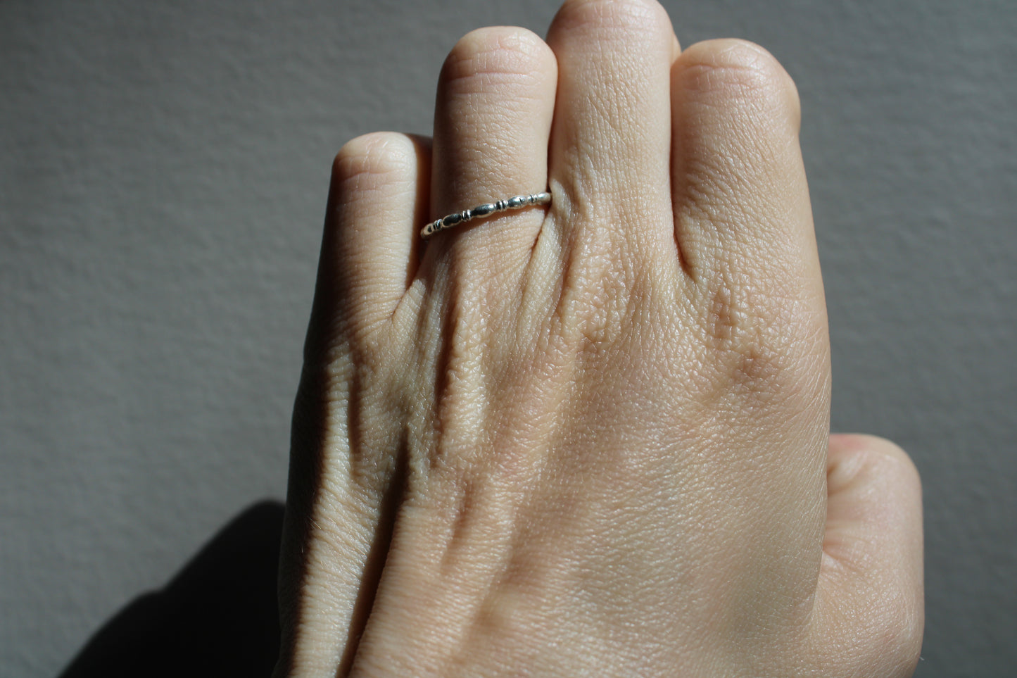 Everyday Solid Sterling Silver Victorian Stacker Ring