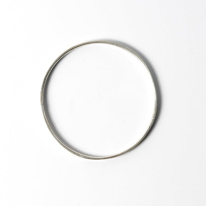 Solid Recycled Silver Bangle dunia simunovic jewelry